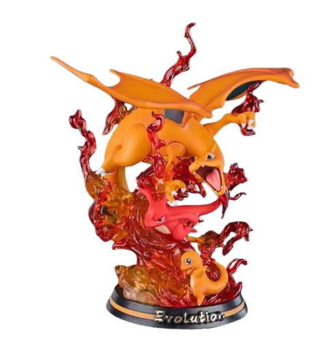 Figura Pokémon Charmander Charmeleon Charizard Evolution Group