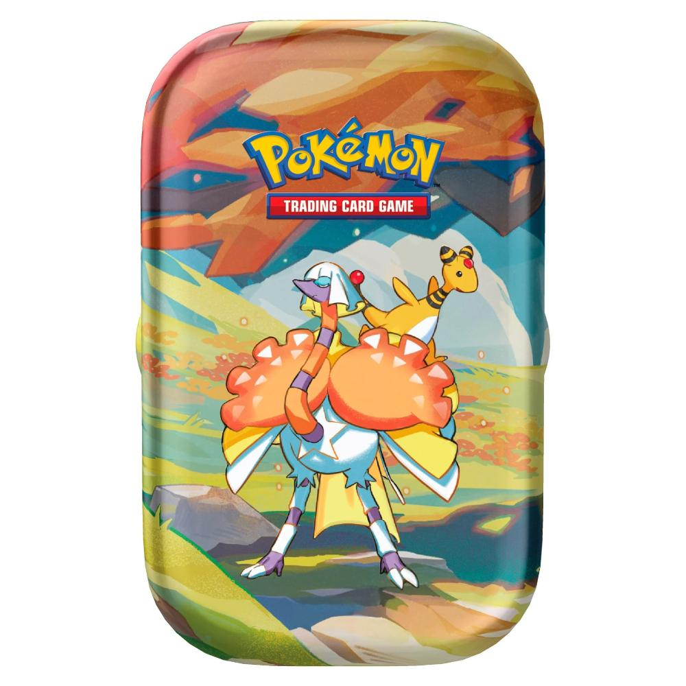 Pokémon Vibrant Paldea Mini Tin Espathra & Ampharos Español