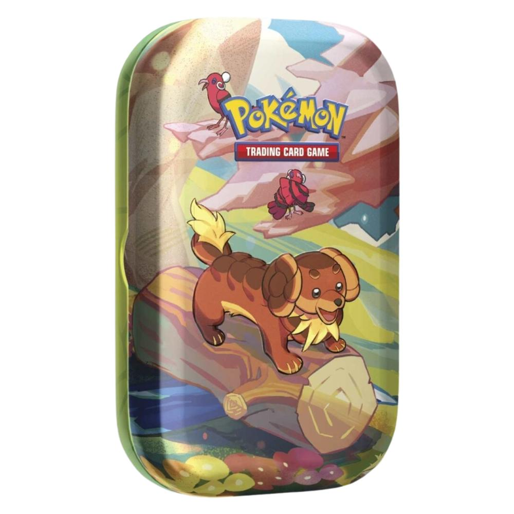 Pokémon Vibrant Paldea Mini Tin Dachsbun & Oricorio Inglés